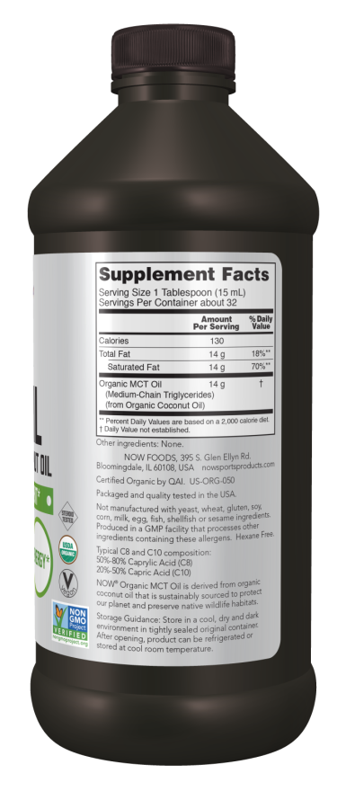MCT Oil, Organic - Image 2