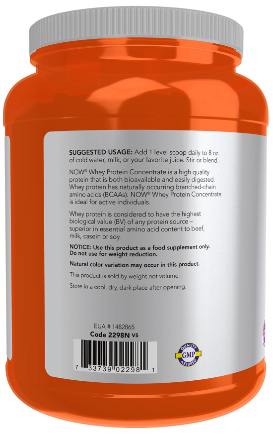 Whey Protein Concentrate, Unflavored Powder - Image 3