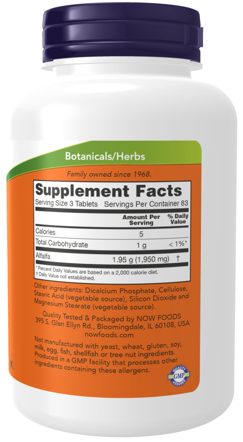 Alfalfa 650 mg Tablets - Image 2