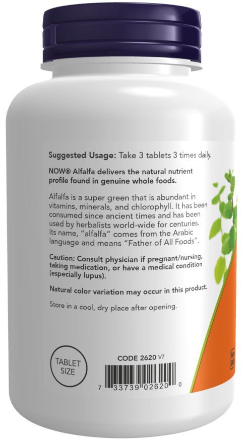 Alfalfa 650 mg Tablets - Image 3