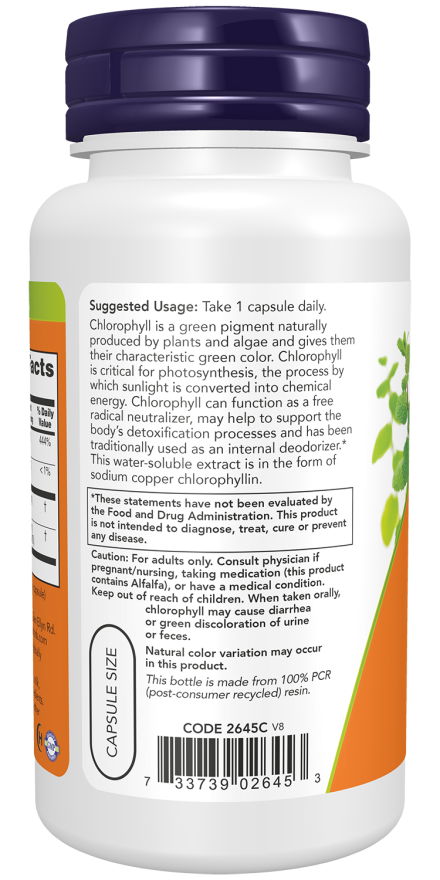 Chlorophyll 100 mg Capsules - Image 3