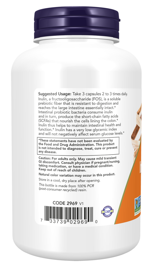 Prebiotic Inulin Fiber Veg Capsules - Image 3