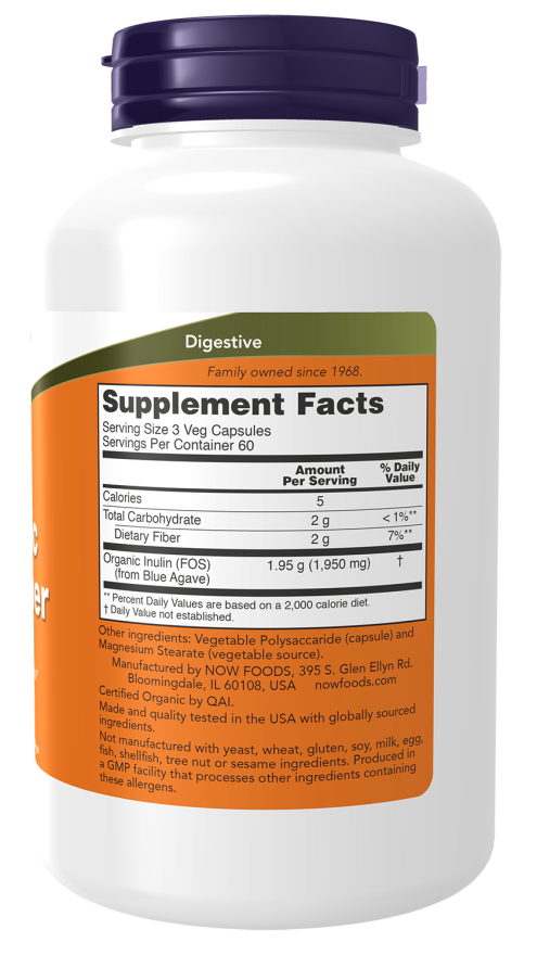 Prebiotic Inulin Fiber Veg Capsules - Image 2