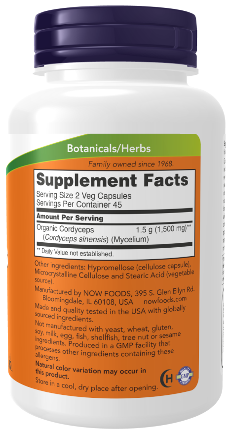Cordyceps 750 mg Veg Capsules - Image 2