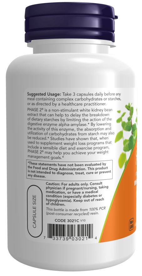 Phase 2® 500 mg Veg Capsules - Image 3