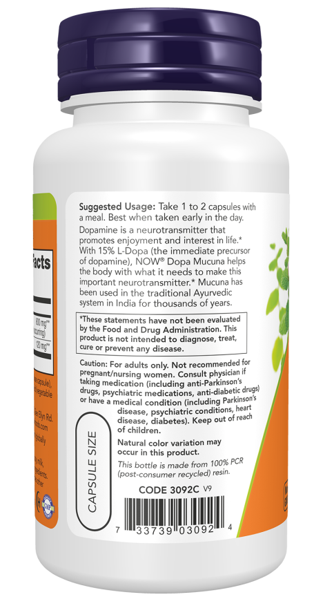 Dopa Mucuna Veg Capsules - Image 3