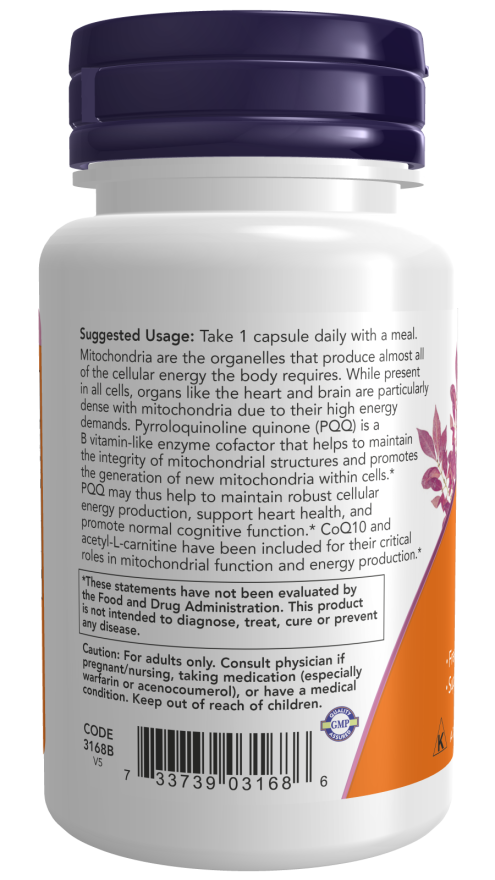 PQQ Energy Veg Capsules - Image 3