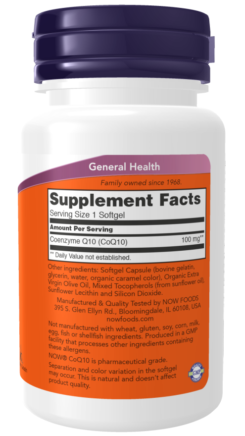 CoQ10 100 mg Softgels - Image 2