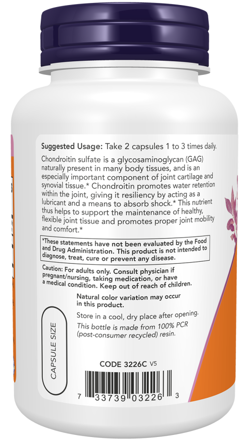 Chondroitin Sulfate 600 mg Capsules - Image 3