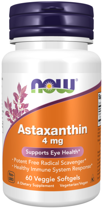 Astaxanthin 4 mg Veggie Softgels