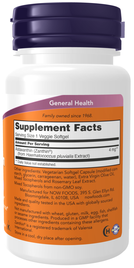 Astaxanthin 4 mg Veggie Softgels - Image 2