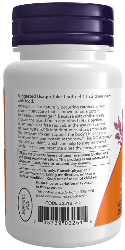 Astaxanthin 4 mg Veggie Softgels - Image 3