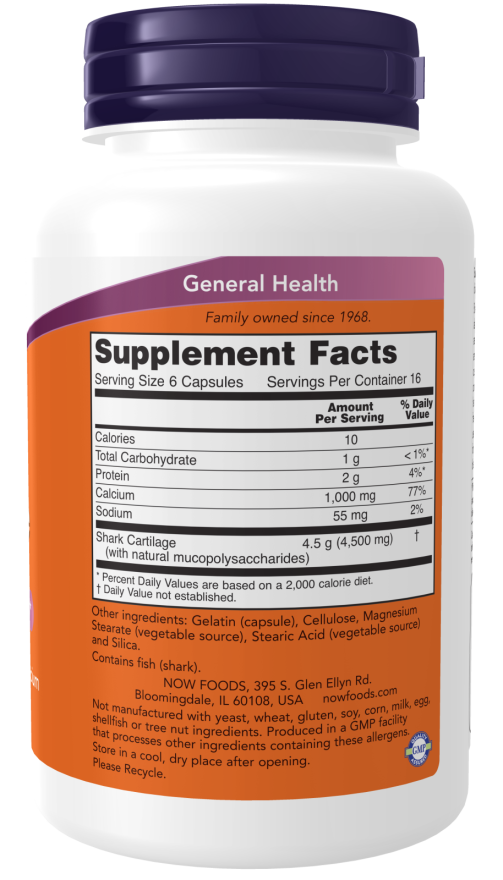 Shark Cartilage 750 mg Capsules - Image 2