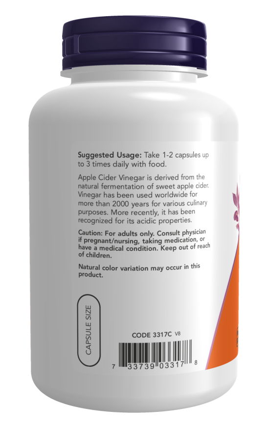 Apple Cider Vinegar 450 mg Veg Capsules - Image 3