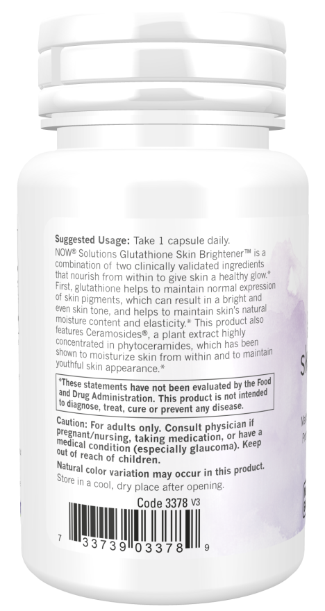 Glutathione Skin Brightener™ with Ceramosides® Veg Capsules - Image 3