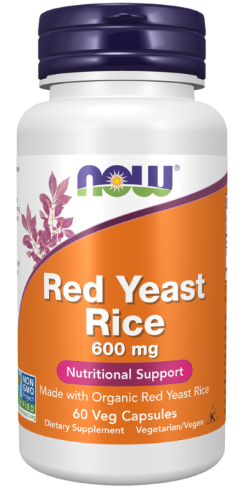 Red Yeast Rice 600 mg Veg Capsules
