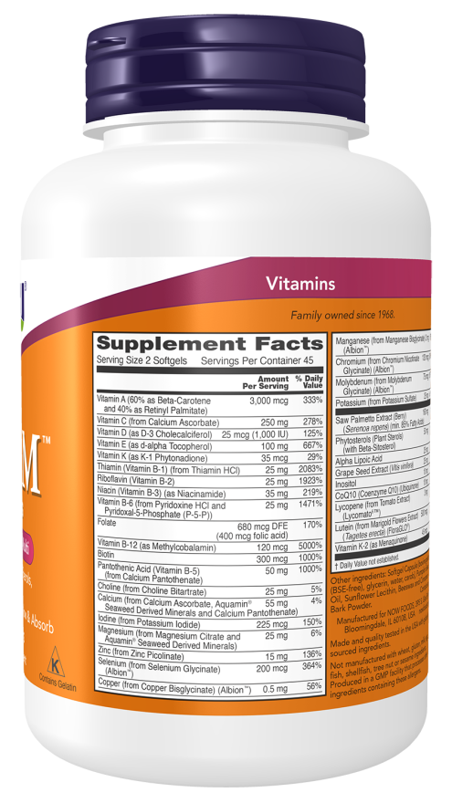 Adam™ Men's Multiple Vitamin Softgels - Image 2