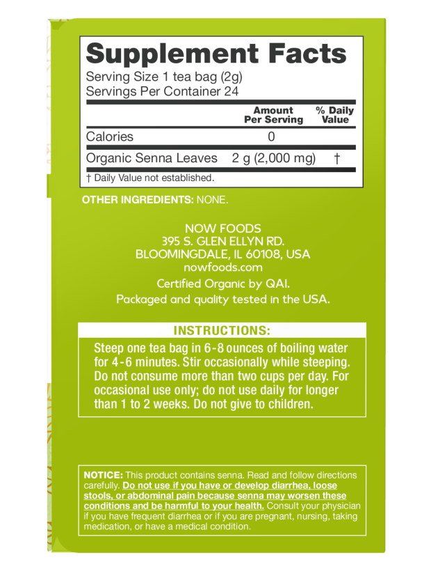 Senna Tea, Organic - Image 2