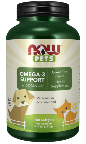 Omega-3 Support Softgels for Dogs & Cats