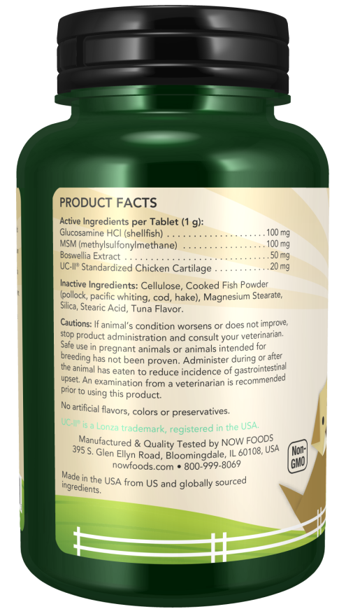UC-II® Advanced Joint Mobility Chewable Tablets for Dogs & Cats - Image 3