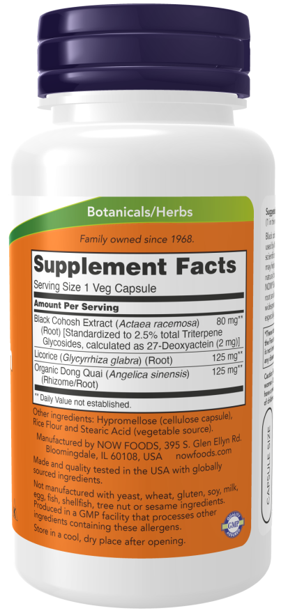 Black Cohosh Root 80 mg Veg Capsules - Image 2