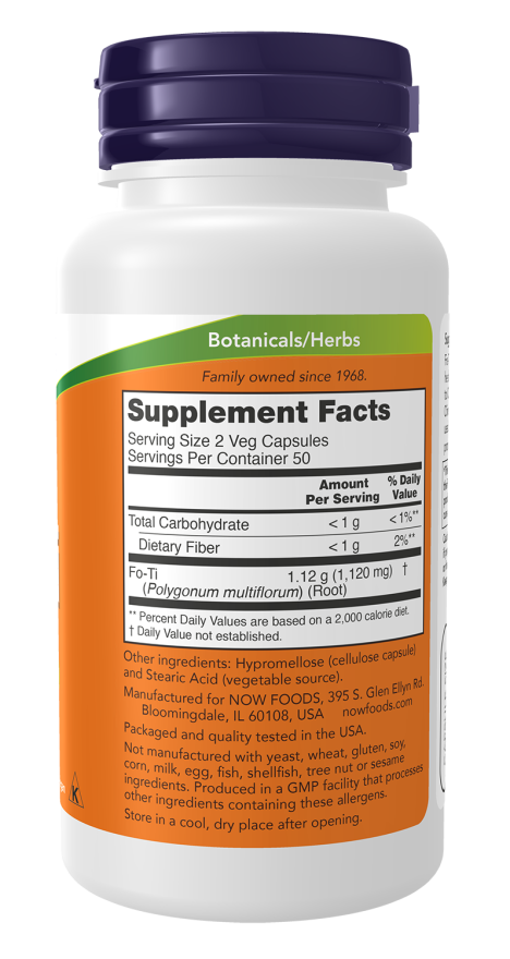 Fo-Ti 560 mg Veg Capsules - Image 2
