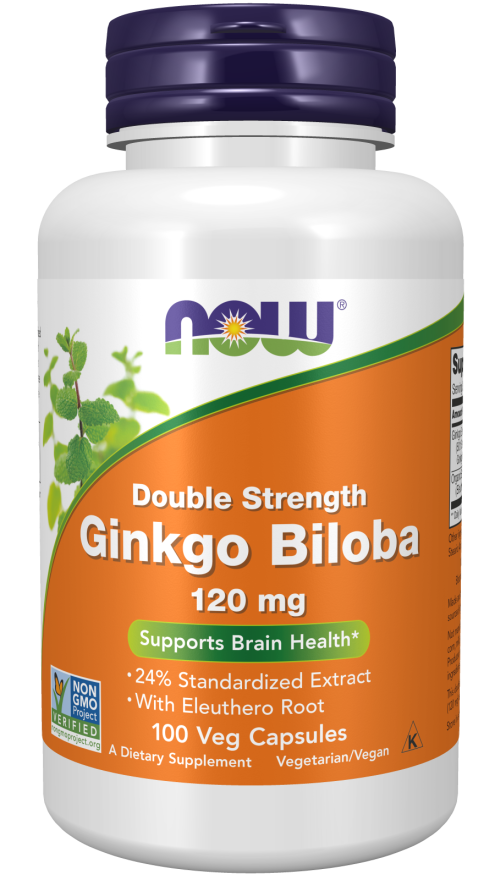 Ginkgo Biloba, Double Strength 120 mg Veg Capsules - Image 4