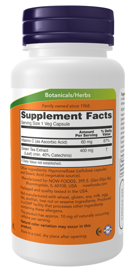 Green Tea Extract 400 mg Veg Capsules - Image 2
