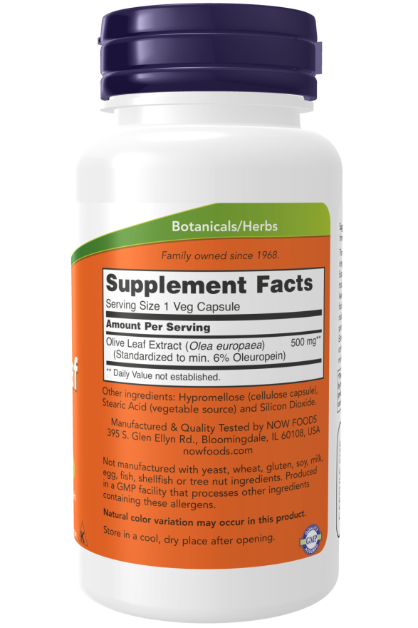Olive Leaf Extract 500 mg Veg Capsules - Image 2