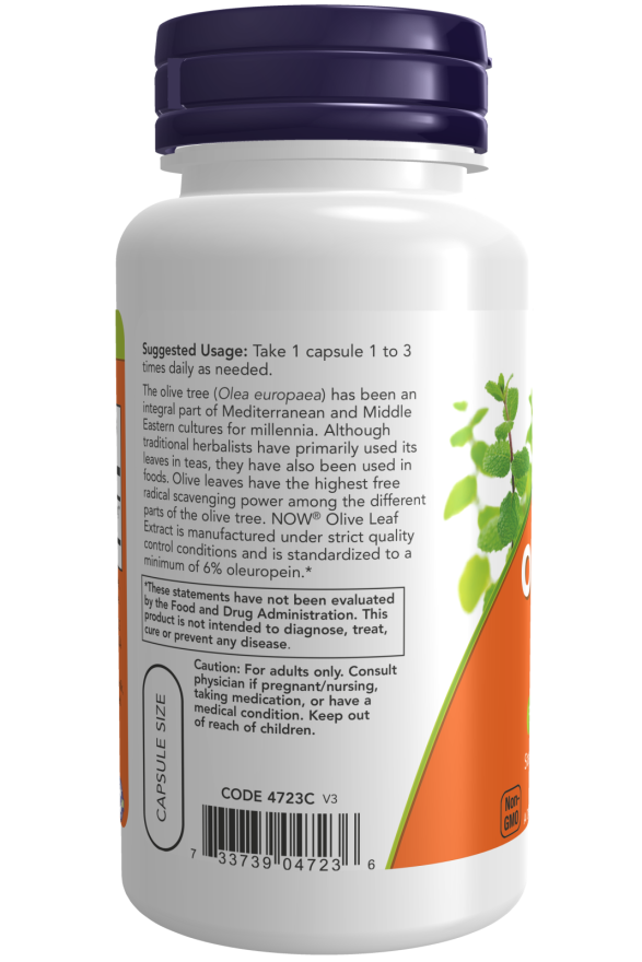 Olive Leaf Extract 500 mg Veg Capsules - Image 3