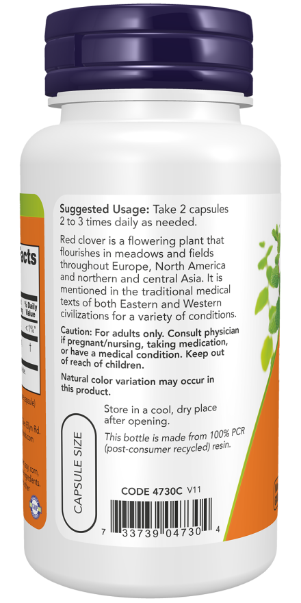 Red Clover 375 mg Veg Capsules - Image 3