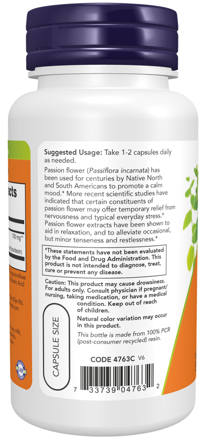 Passion Flower 350 mg Veg Capsules - Image 3