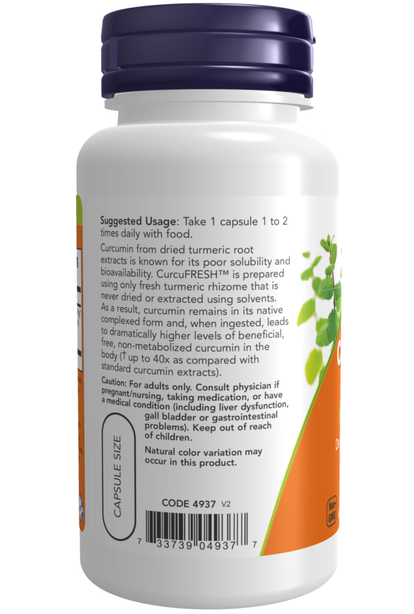 CurcuFRESH™ Curcumin Veg Capsules - Image 3