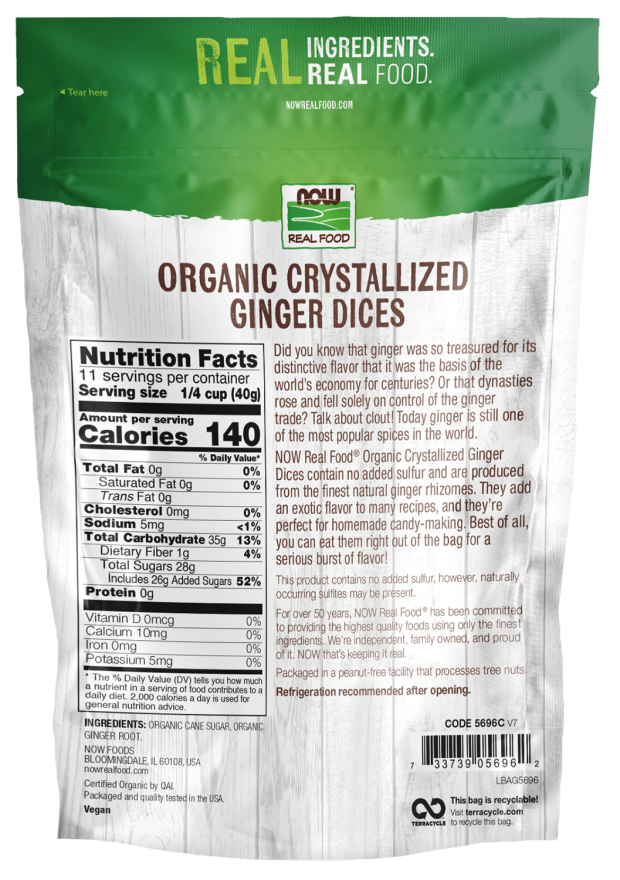 Ginger Dices, Crystallized & Organic - Image 2