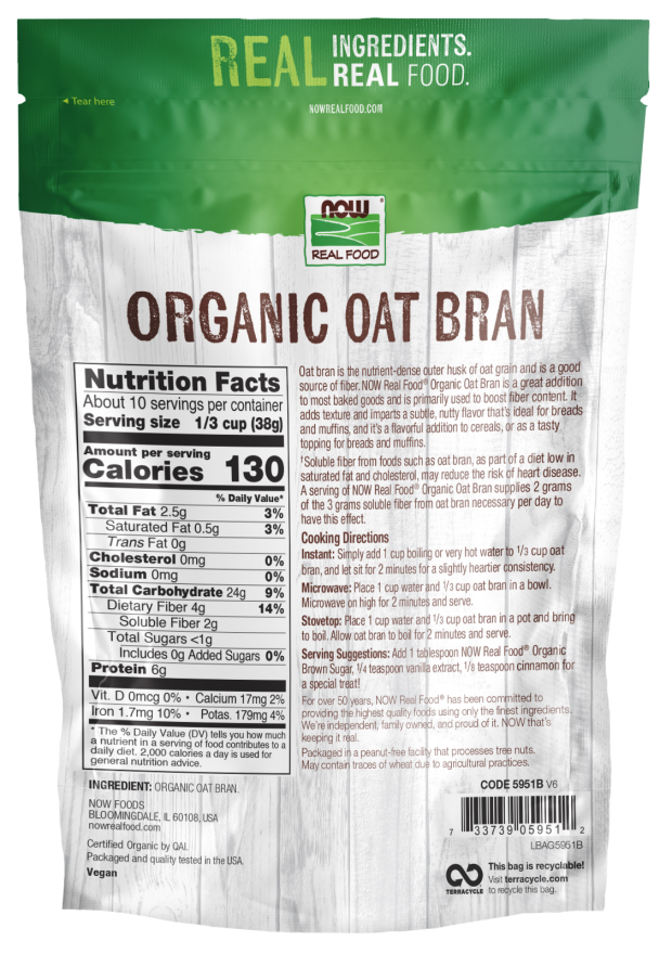 Oat Bran, Organic - Image 2
