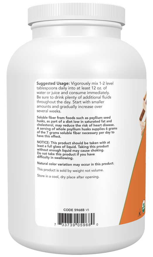 Psyllium Husks Whole, Organic - Image 3