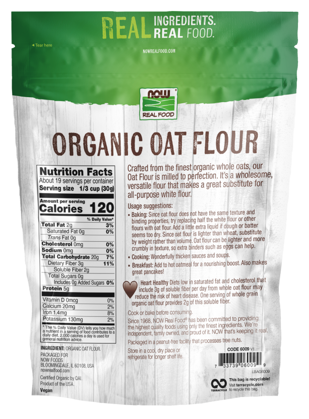 Oat Flour, Organic - Image 2