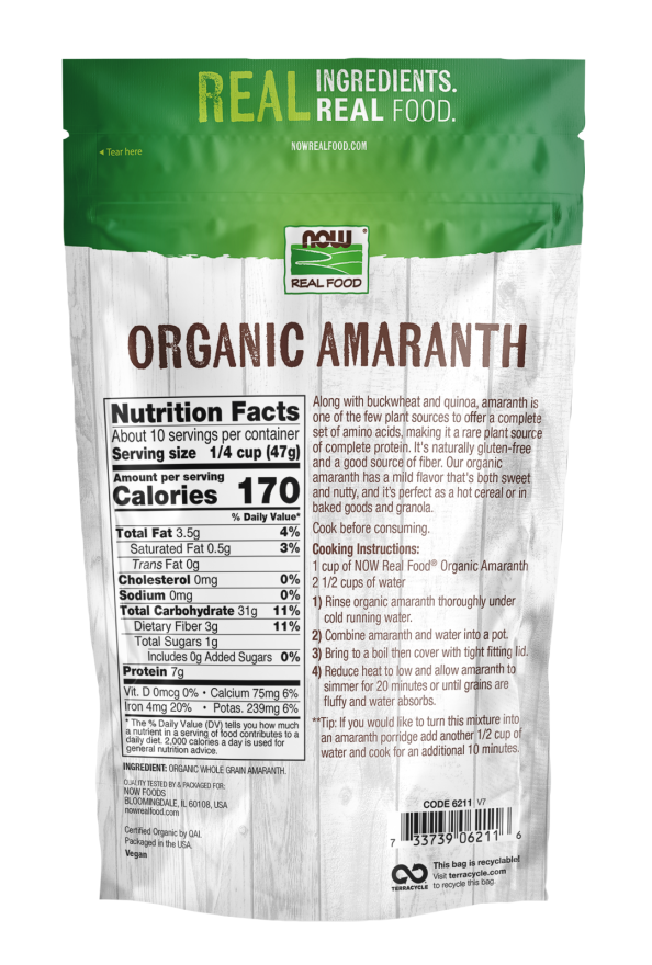 Amaranth Whole Grain, Organic - Image 2