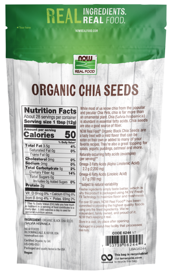 Black Chia Seeds, Organic - Image 2