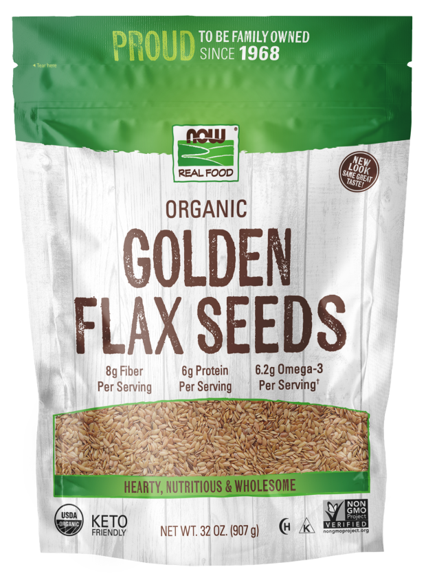 Golden Flax Seeds, Organic - Image 3