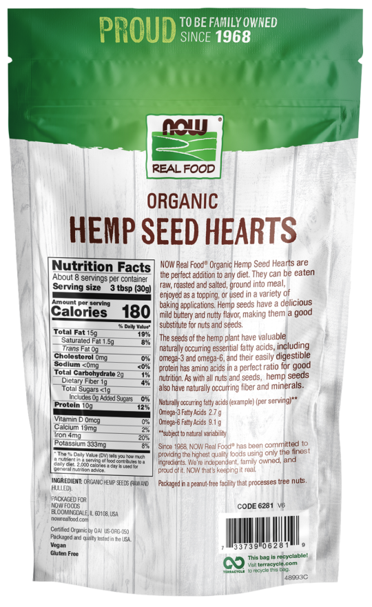 Hemp Seed Hearts, Organic - Image 2