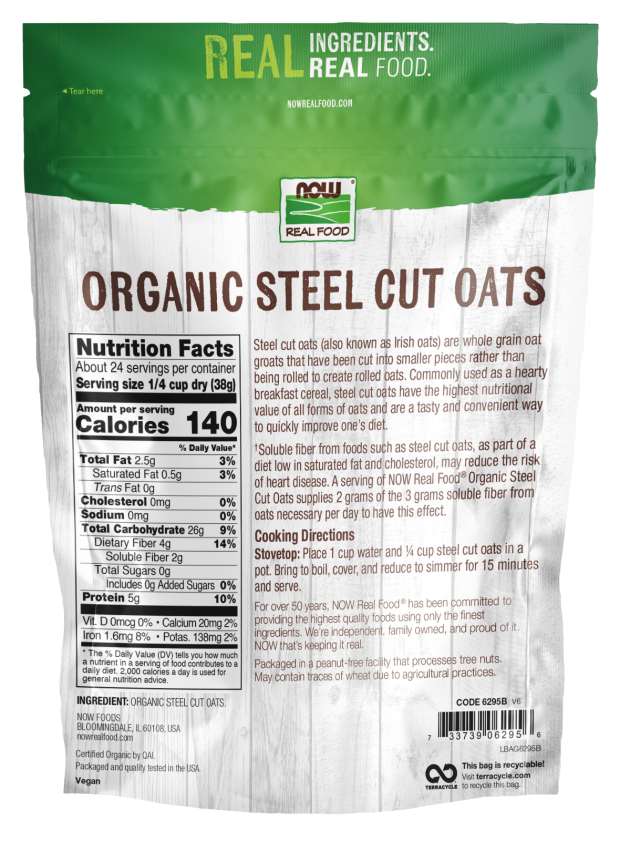 Steel Cut Oats, Organic - Image 2