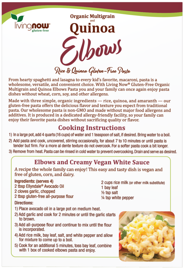 Multigrain and Quinoa Elbows Pasta, Organic - Image 2