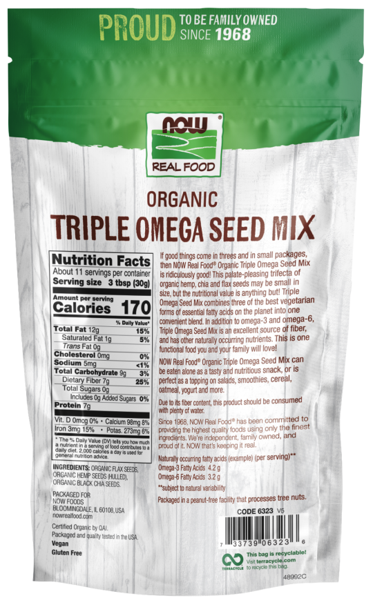 Triple Omega Seed Mix, Organic - Image 2
