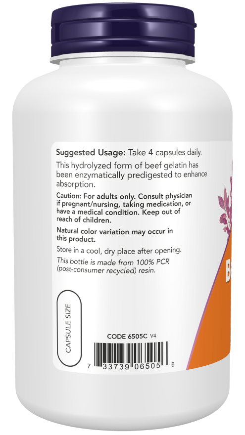 Beef Gelatin 550 mg Capsules - Image 3