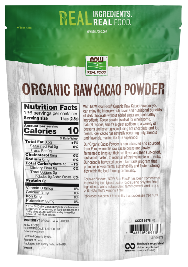 Cacao Powder, Raw & Organic - Image 2
