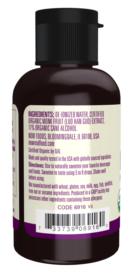 Monk Fruit Liquid, Organic - Image 3
