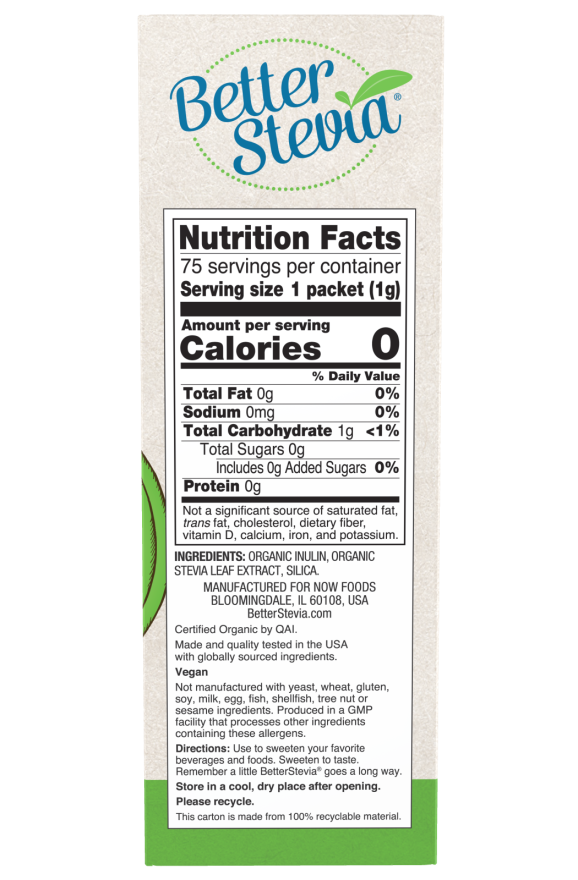 BetterStevia® Packets, Organic - Image 3