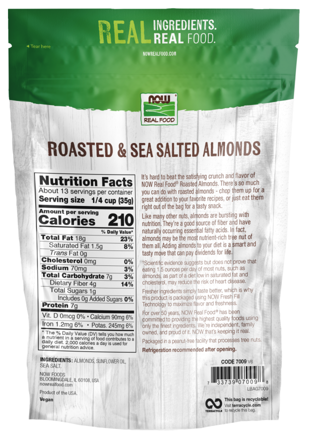 Almonds, Roasted & Sea Salted - Image 4