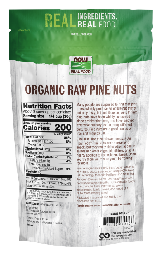 Pine Nuts, Raw Organic - Image 2